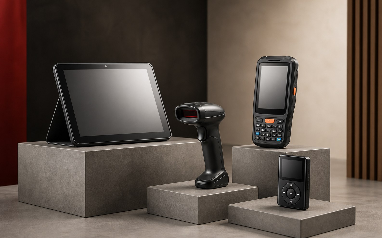 Contemporary digital devices selected for business use