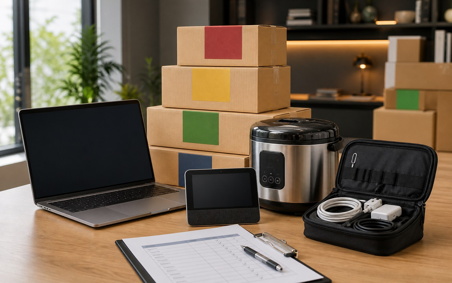 Mixed technology samples assembled for a cross-category procurement list