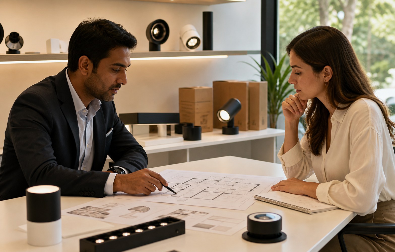 Sourcing team evaluating product samples against a defined business outcome
